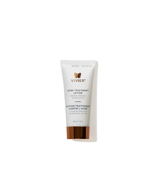 Lotion traitement contre l'acné