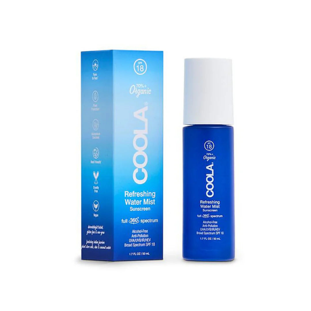 Brume d'eau rafraîchissante FPS 18